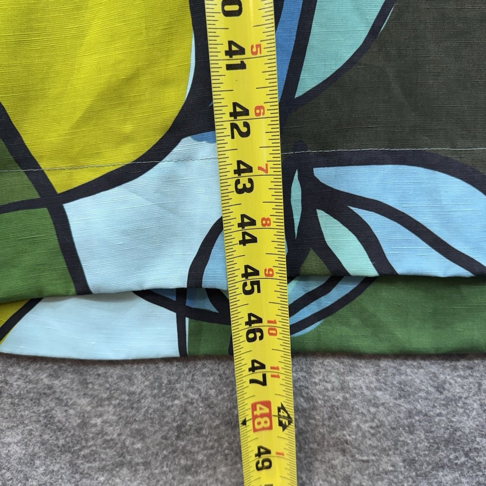 Lesley Evers Womens Gigi Green Pears Linen Dress Size 2X Linen Blend Artsy Boho - Picture 12 of 12
